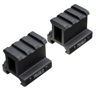 TRUGLO RISER MOUNT 1 PICATINNY 2PC