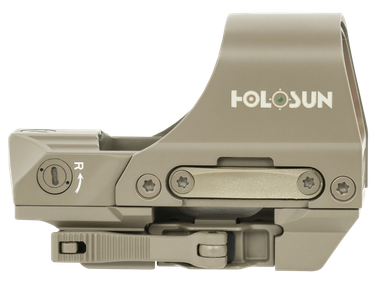 Holosun HE510CGRFDE 510Flat Dark Earth 1 x 0.91" x 1.26" 2 MOA Green Dot/65 MOA Circle Multi Reticle
