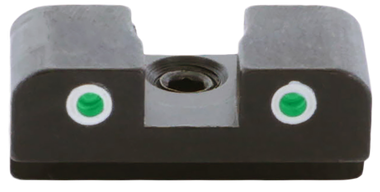 AmeriGlo XD191R Tritium Rear Sight for Springfield XD/HellcatGreen Tritium White Outline Rear