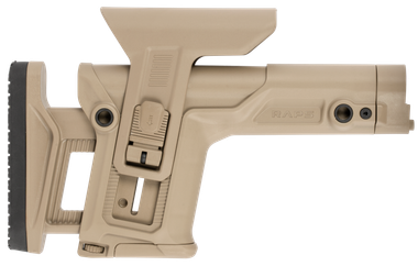 FAB Defense FXRAPST RAPS Rapid Adjustment Precision Stock Integrated Cheek-Rest & Adjustable LOP Ambidextrous 1Latch System Flat Dark Earth Polymer