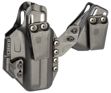 BlackhawkStache Premium Holster Kit IWB Black Polymer Belt Clip Fits Staccato P 4.4" Ambidextrous