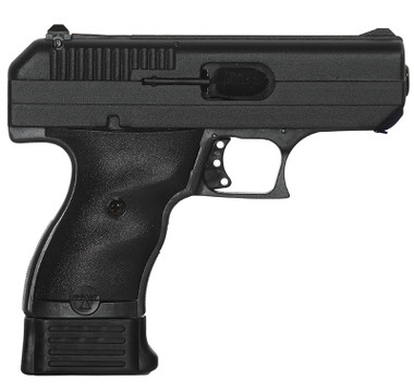9mm 3.5" Blk As Poly w/Leather Holster /
