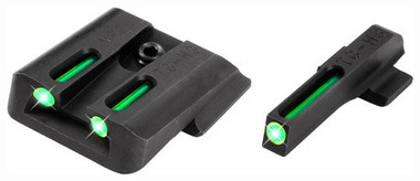TRITIUM/FIBER OPTIC GREEN!TRUGLO SIGHT SET S&W M&P