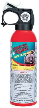 Counter Assault 15067035 Bear SprayCapsaicin Range 32 ft-7 Seconds 10.20 oz Includes Holster