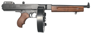 PISTOL W/50 ROUND DRUMTHOMPSON 1927-A 45ACP DELUXE
