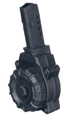 ProMag DRMA34 Standard30rd Drum 9mm Luger Compatible w/ Glock 43 Black DuPont Zytel Polymer