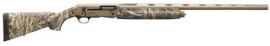 Browning 011434204 Silver Field 12 Gauge 3.5" 4+1 (2.75") 28", FDE Barrel/Rec, Realtree Max-7 Camo Synthetic Stock With Textured Gripping Surface