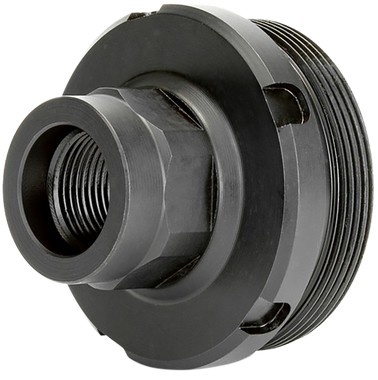Griffin Armament DT1375X24-1/2X28Thread Adapter 1/2"x28 17-4 Stainless Steel Nitride Black