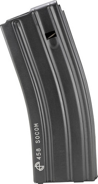 10RD BLACKENED S/SCPD MAGAZINE AR15 458 SOCOM