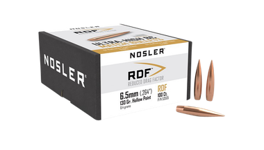 Nosler 6.5mm Ammo 130gr RDF Ammunition - 100 Rounds