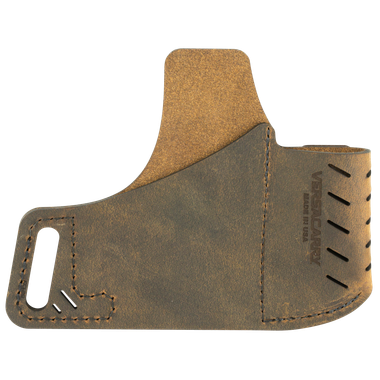 Versacarry 62103 CommanderOWB Size 3 Distressed Brown Leather Belt Slide Fits Sig P290 Right Hand