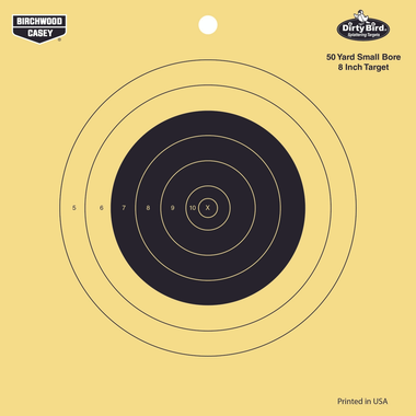 Dirty Bird 8 Inch 50 Yard Small Bore Reactive Target - 25 Targets