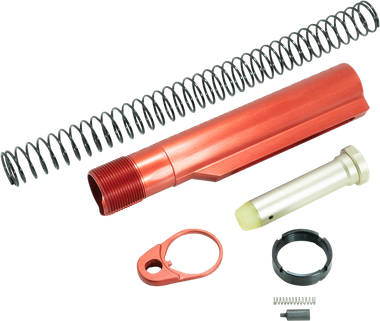 Timber Creek Outdoors ARBTKR Buffer Tube KitRed Anodized for AR-15