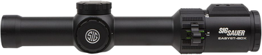Sig Sauer Electro-Optics SOEBDX61101 Easy6 BDX Black 1-6x 24mm 30mm Tube Illuminated BDX-R2 Digital w/194 LEDs Reticle Features Ballistic Data Xchange