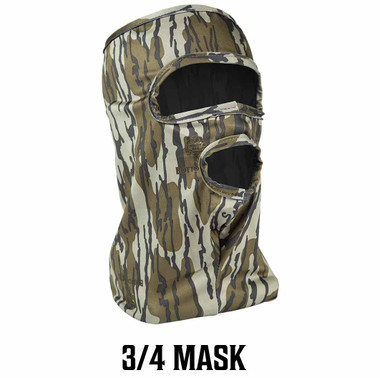 Primos Stretch Fit Mask - Mossy Oak Bottomland 3/4 Face