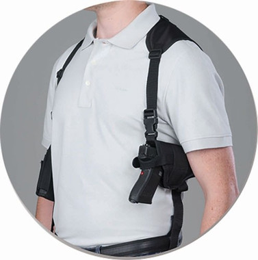 HOLSTER RH/LH 4-4.5" BBL'S BL!BULLDOG DELUXE HZTL-SHOULDER