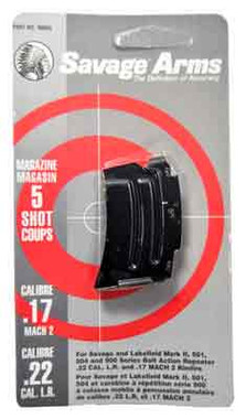 .22LR/.17HM2 5RD BLUEDSAVAGE MAGAZINE MKII SERIES