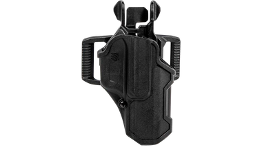 Blackhawk 410200BKL T-Series L2C Light Bearing OWB Black Polymer Belt Slide Compatible w/Glock 17/19/22/23/31/32/45/47 Right Hand