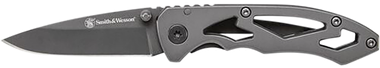 Smith & Wesson Knives CK400CP Skeletonized2.20" Folding Drop Point Plain Stainless Steel Blade 3.20" Handle Includes Pocket Clip