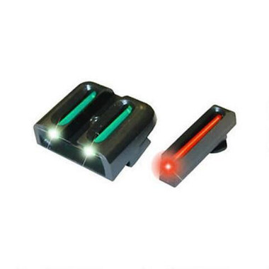 TrugloFiber-Optic Sights Fit Glock Slimline Models 42/43/43x/48 Front Red/Rear Green