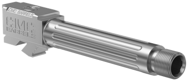 CMC Triggers 75525 Match PrecisionCompatible w/ Glock 19 Gen3-4 9mm Luger 4.01" Stainless Bead Blasted Satin DLC 416R Stainless Steel Fluted/Match Grade/Threaded Barrel