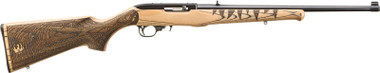 BLUED NATURAL LAMINATE STOCKRUGER 10/22 22LR GATOR SCENE