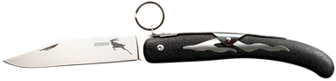 Cold Steel CS20KK Kudu4.25" Folding Plain Mirror Polished 5Cr15MoV SS Blade/ Black Woodgrain Zy-Ex Handle