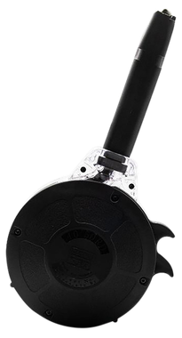 Kci Usa Inc KCIMZ028 Drum Magazine50rd 40 S&W Compatible w/ Glock 22/23/24/27/35 Black Hardened Steel/Polymer