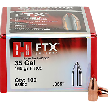 Hornady 3502 FTX35 Cal .355 165 gr Flex Tip eXpanding 100 Per Box/ 15 Case