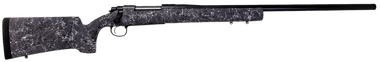 Remington Firearms (New) R84173 700 Long Range Full Size 7mm PRC 3+1 26" Black Heavy Contour Threaded Barrel, Black Rail Mount Steel Receiver, Grey w/Black & White Web HS Precision Synthetic Stock