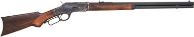 24" OCTAGON CC/BLUED PG WALNUTCIMARRON 1873 DELUXE 357/38
