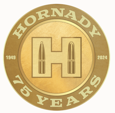 Hornady 99157 75th Anniversary Sign Gold Tin 11.80 x 11.80