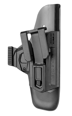 FAB Defense SCCG9B Scorpus CovertIWB Black Polymer Belt Clip Compatible w/Glock 17/19/23/32 Belt 1.50-1.75" Wide Right Hand