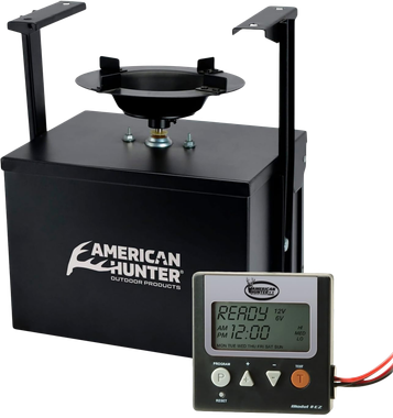 American Hunter 20558 Heavy Duty Spin Kit8 Programs 1-30 Seconds Duration Black Features Digital Timer