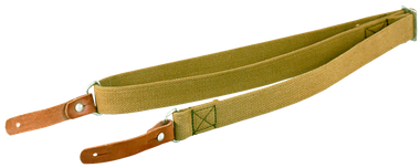 Aim Sports PJSSL Heavy Dutymade of Olive Canvas with Leather Trim, 20"-42" OAL & Heavy Duty Design for AK-Platforms
