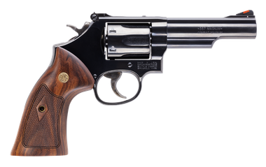 Smith & Wesson 14046 Model 19K-Frame 357 Mag 6 Shot 4.25" Blued Carbon Steel Barrel, Cylinder & Frame, Checkered Wood Grip, No Safety