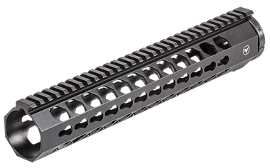 Firefield FF34051 Edge Handguard 12" Keymod Style Made of 6061-T6 Aluminum with Black Matte Finish for AR-15