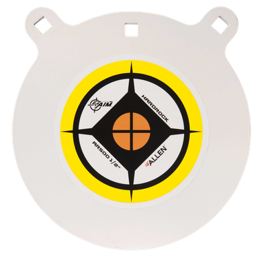 EZ-Aim 15600 Hardrock10" AR500 Steel Gong Shooting Target .50" Thickness White / Yellow / Black