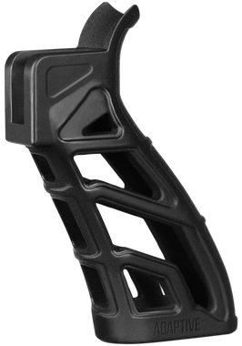 ADAPTIVE TACTICAL AT01900 Lightweight Tactical Grip (LTG)Skeletonized Black Polymer, 25 Degree Grip Angle, Fits AR Platform