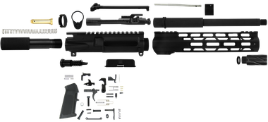 TacFire SSPK300LPK10 AR Build Kit Pistol 300 Blackout AR Pistol Platform Black Parkerized Steel 5/8"-24 tpi*Sports South Exclusive.