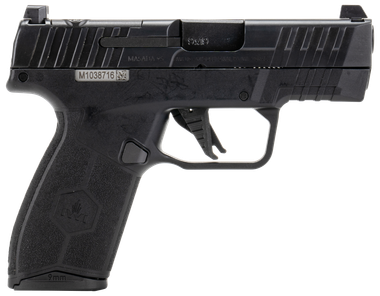 IWI US M9SLIM10 MASADASlim 9mm Luger 13+1 3.40" Black Button Rifled Steel Barrel/Black Optic Ready/Serrated Slide/Black Polymer Frame w/Picatinny Rail/ Black Polymer Grips/ Ambidextrous
