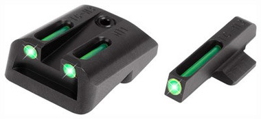 TRITIUM/FIBER OPTIC GREENTRUGLO SIGHT SET 1911 5"