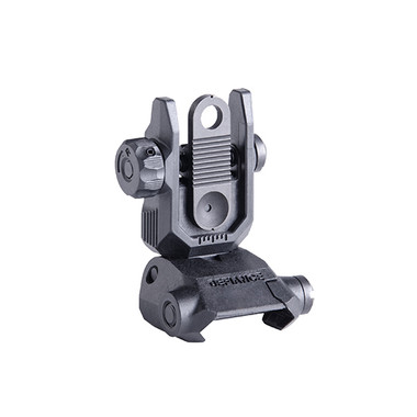 KRISS AR-15 REAR SIGHT FLIP-UP POLYMER BLK