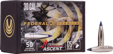 FEDERAL .308 CALIBER 175GR TERMINAL ASCENT COMP BULLET50RD