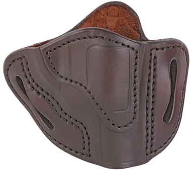 1791 Gunleather RVH1SBRR RVH1OWB Size 01 Signature Brown Leather Belt Slide Fits S&W J Frame/Ruger LCR/S&W 38 Belt Up to 1.75" Wide Right Hand
