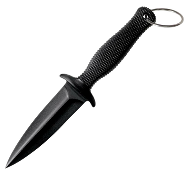 Cold Steel CS-92FBB FGX Boot Blade II 3.25" Fixed Plain Black Griv-Ex Blade/Black Checkered Kray-Ex Handle