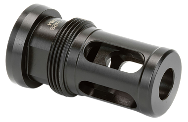 Griffin Armament GATMHC556 Taper Mount Hammer Comp Black Stainless Steel with 1/2"-28 tpi Threads, 1.94" OAL & 1.08" Diameter for 22 Cal