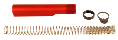 LBE Unlimited MILBUFKTRED Mil-Spec Buffer Tube Kit6 Position AR-15 Red