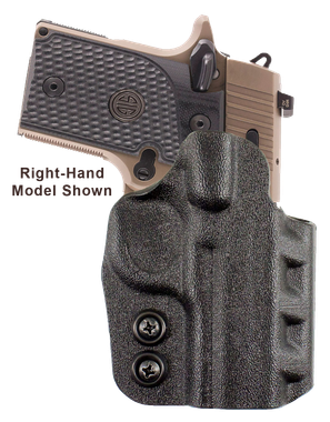 DeSantis Gunhide D94KB8WZ0 CazzutoOWB Black Kydex Paddle Fits Springfield Prodigy w/wo Red Dot Fits 4.25-5" Barrel Left Hand