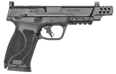 Smith & Wesson 13915 M&P PC M2.0 Full Size 10mm Auto 15+1 5.60" Black Armornite Ported Stainless Steel Barrel, Black Armornite Optic Cut/Serrated Stainless Steel Slide & Polymer Frame w/Picatinny Rail